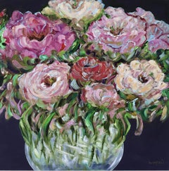 Florecer y ruborizarse, Pintura, Óleo sobre lienzo