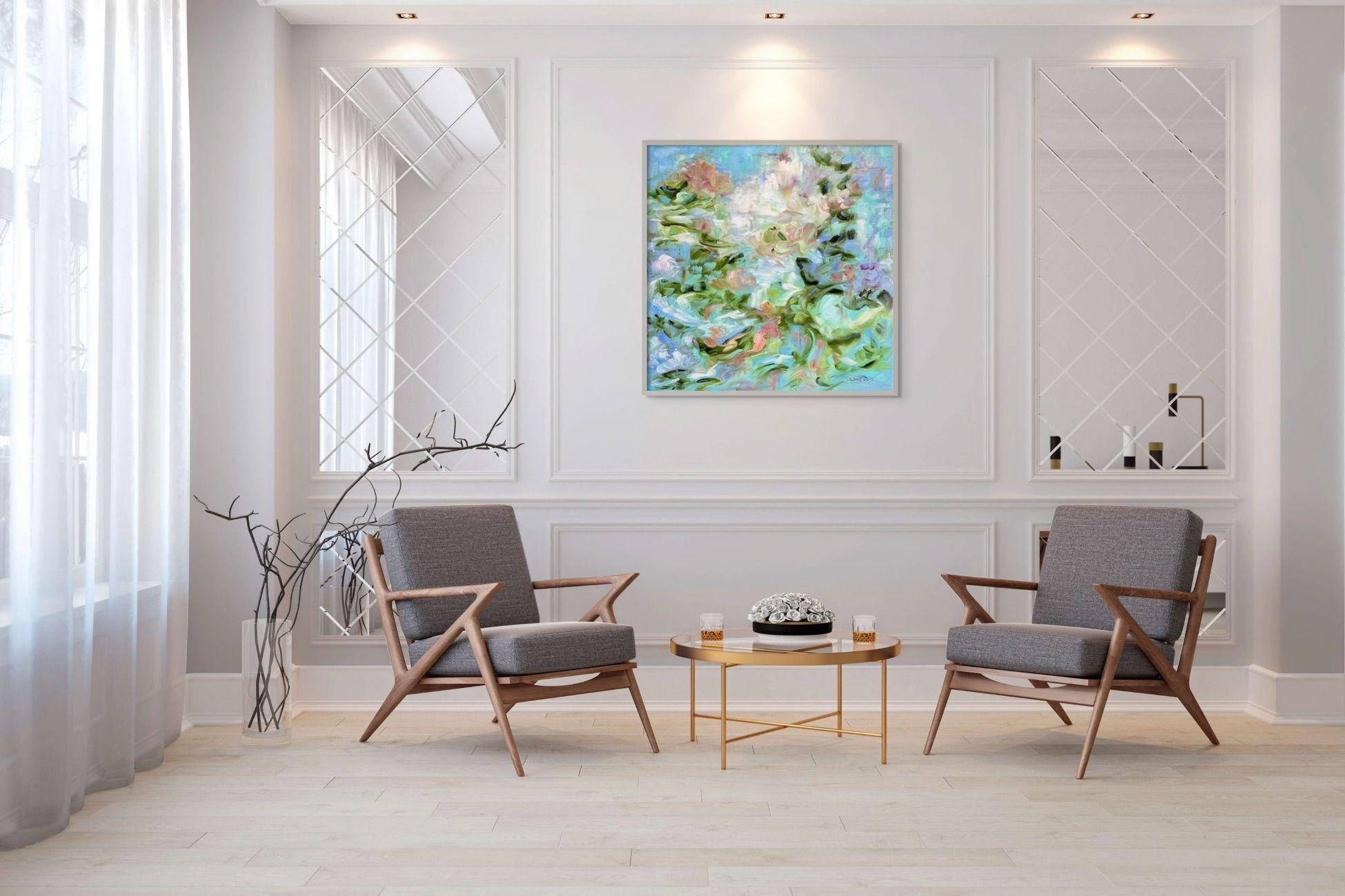 Imagine, Gemälde, Öl auf Leinwand (Impressionismus), Painting, von Darlene Winfield