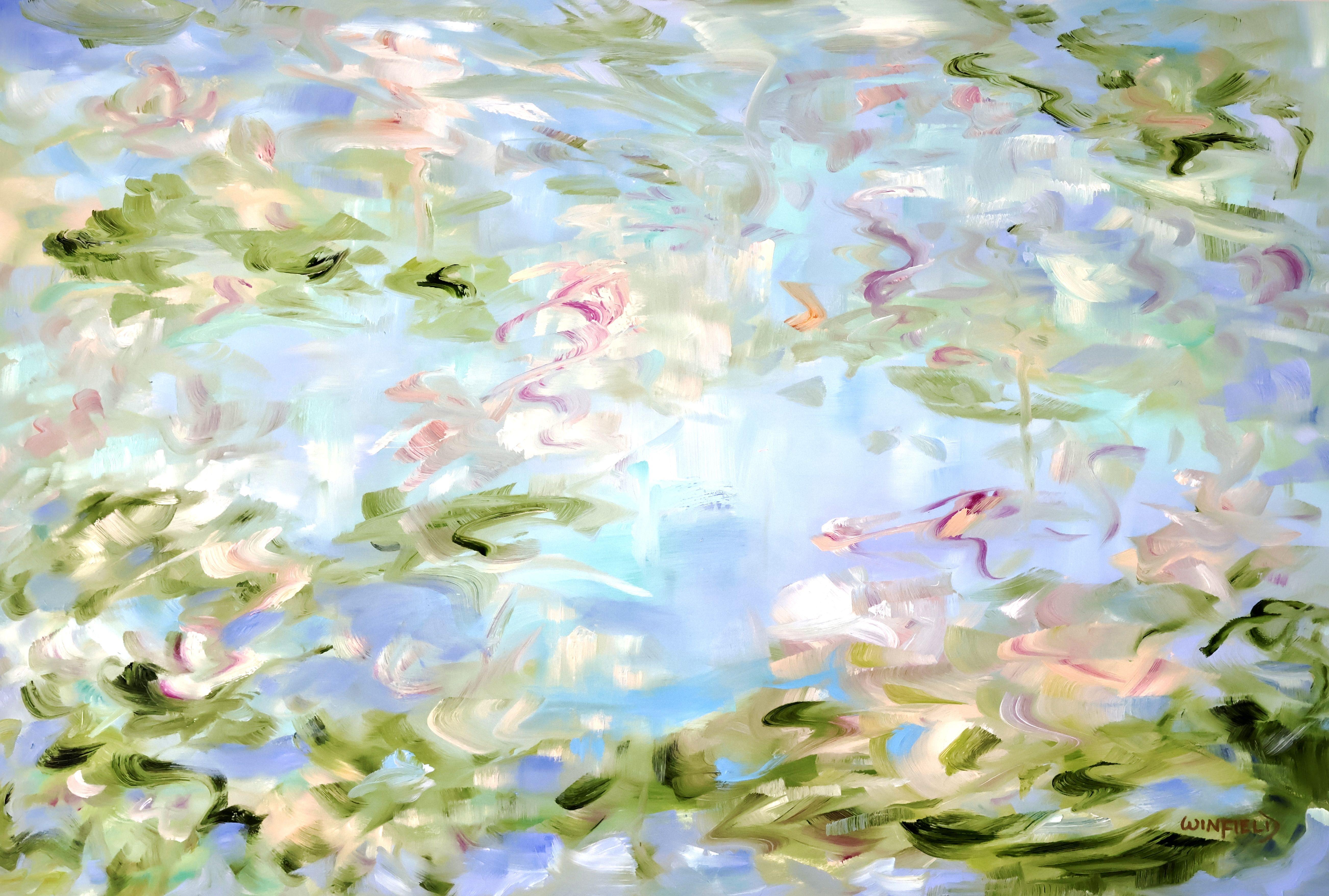 Ripples, Gemälde, Öl auf Leinwand – Painting von Darlene Winfield