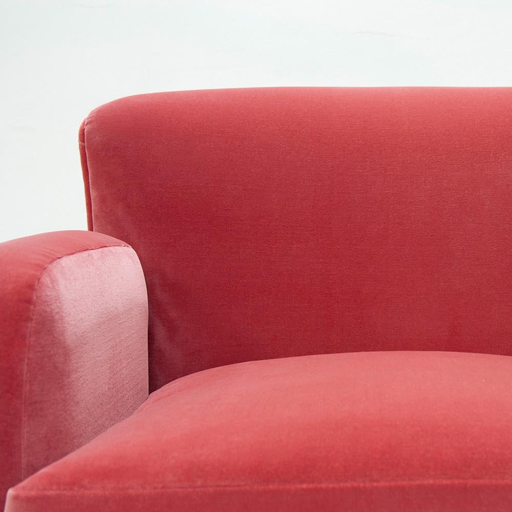 Darling Armchair with Ruby Velvet Fabric For Sale 1