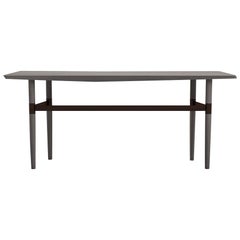Darling Point Console by Yabu Pushelberg in Mist Matte Lacquered Oak and Brass