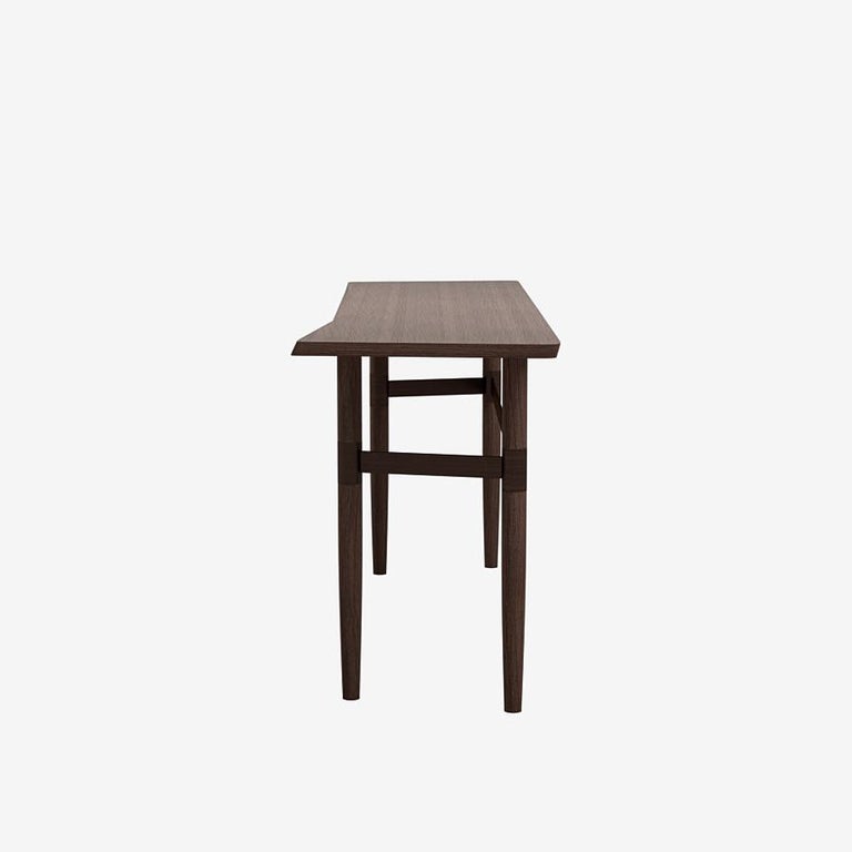 Darling Point Console by Yabu Pushelberg in Whiskey Oak and Brass For Sale at 1stDibs