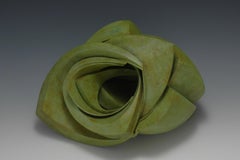 Ojo de la tormenta II, Escultura abstracta de cobre, 2019