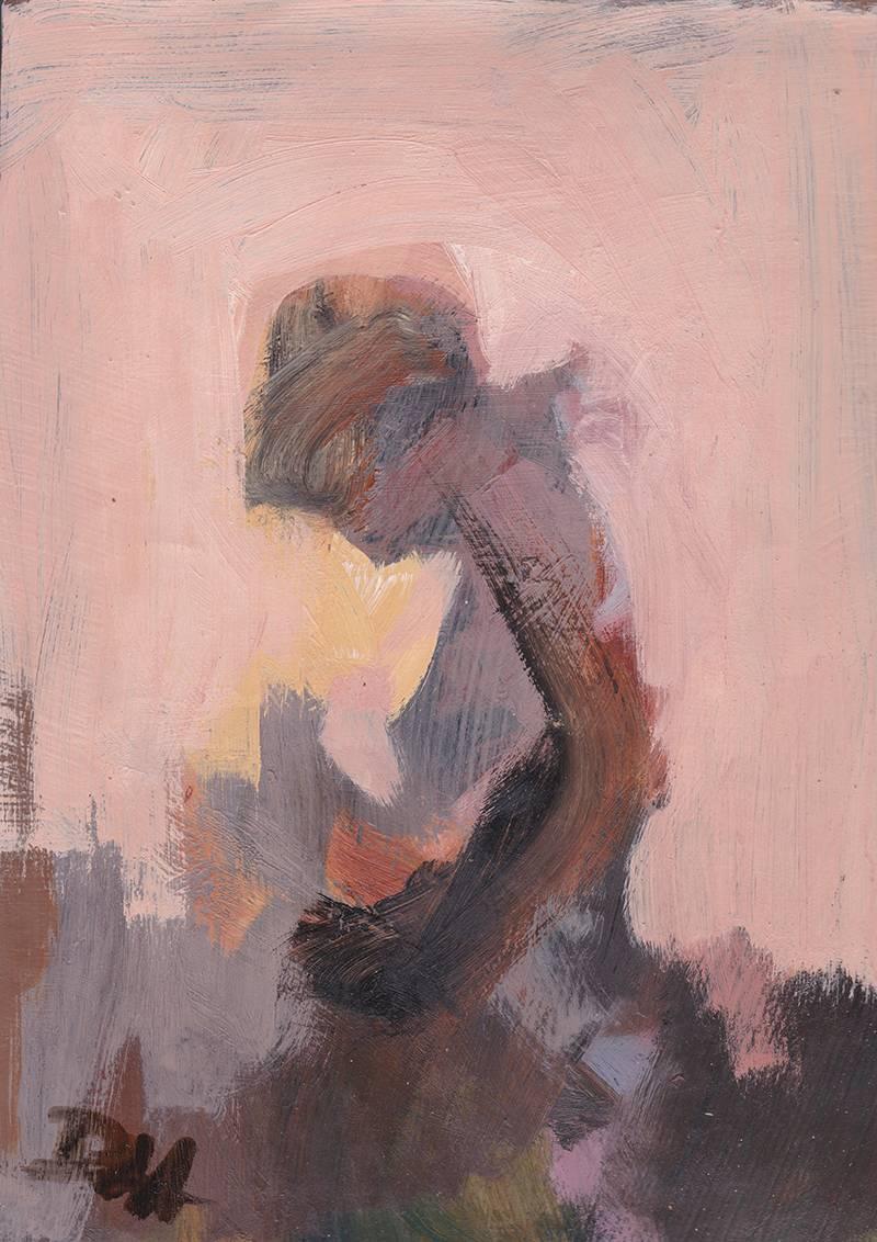 Darrell Anderson Figurative Painting - Women Series (Pink)