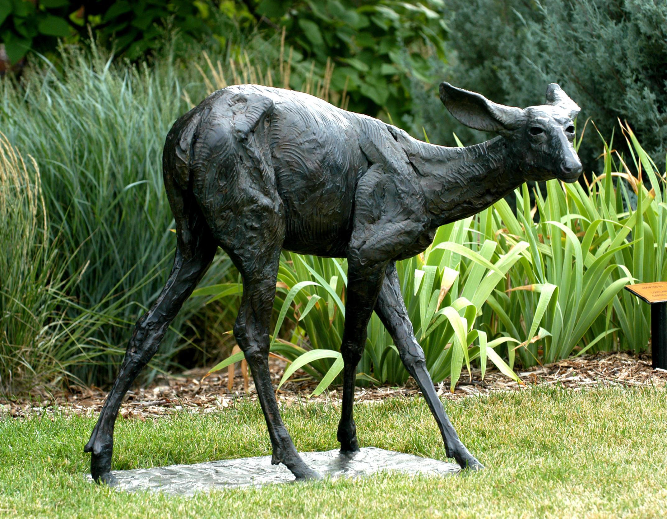 A Change of Direction 36" high Bronze - Sculpture by Darrell Davis