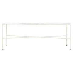 Darrell Landrum per Avard Tavolino da caffè in acciaio del Medio Evo Panchina