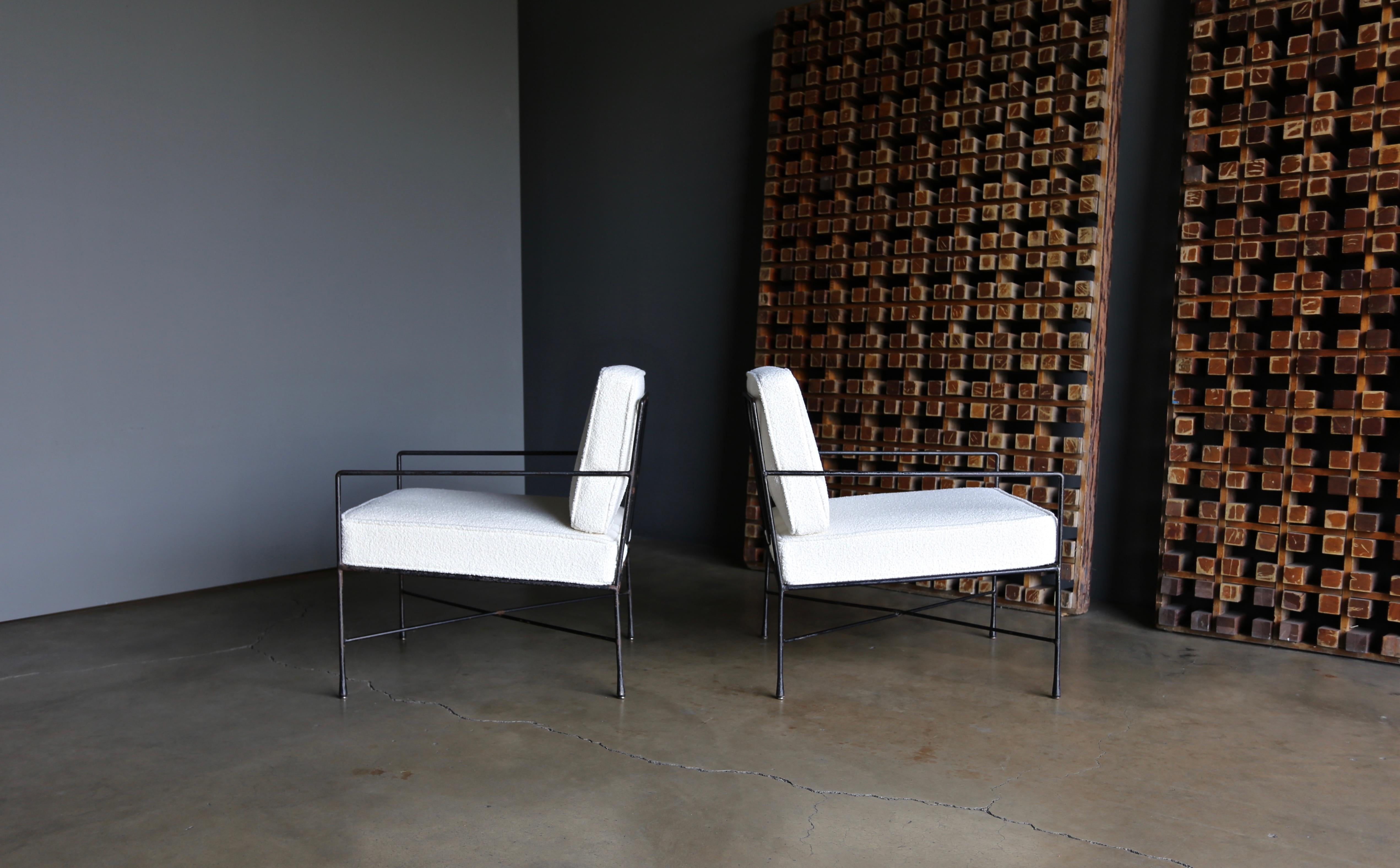 Enameled Darrell Landrum Lounge Chairs for Avard, circa 1954