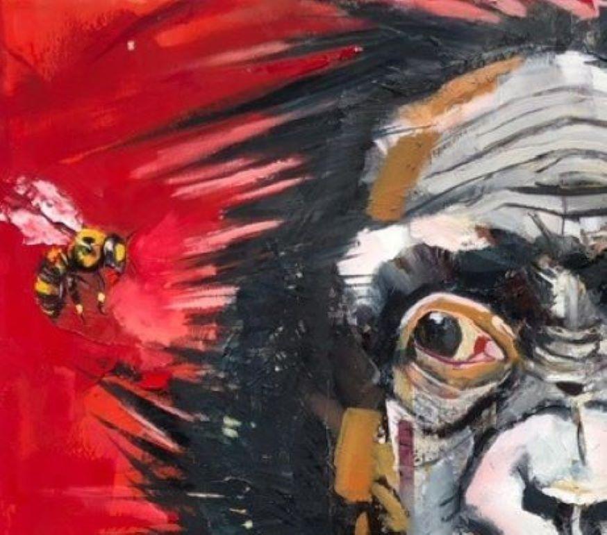 Il momento della verità - Painting Contemporaneo di Darren Fraser