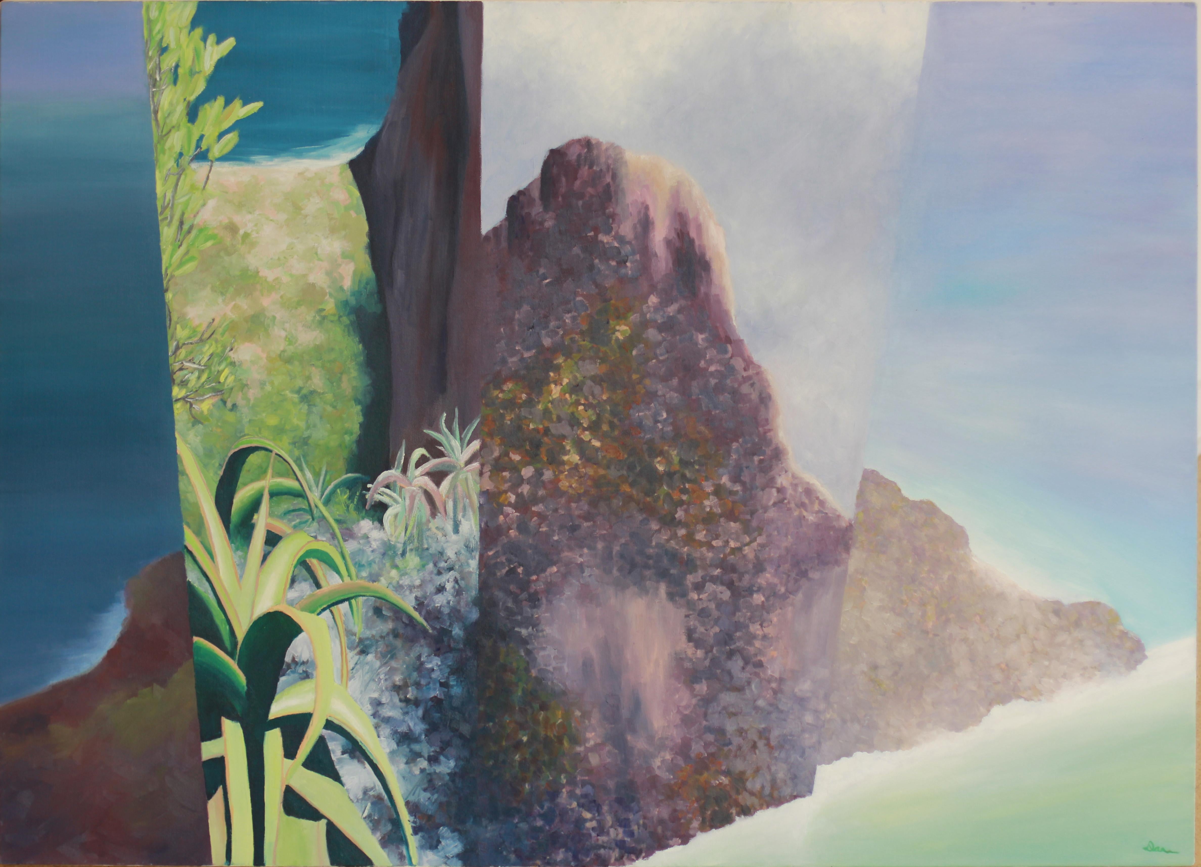Darren Sears Landscape Painting - Broken Island