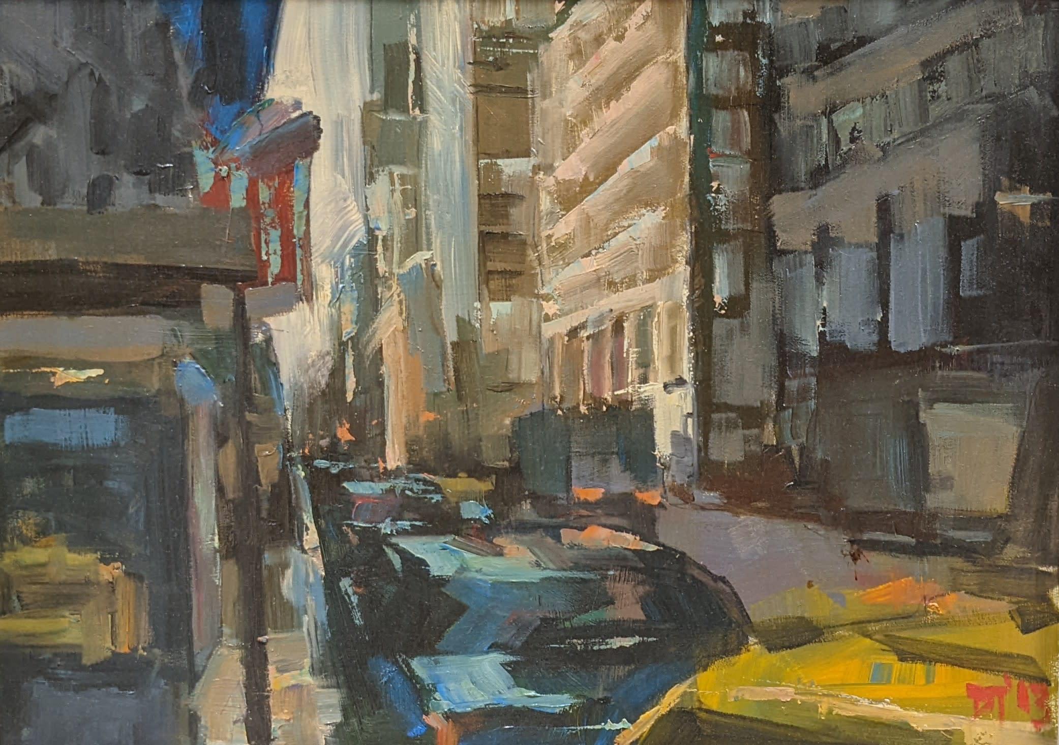 Abstract Painting di Darren Thompson - Paesaggio urbano #11