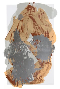 12 Bottom (Version 2), Abstract Expressionist Screenprint by Darryl Hughto