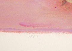 Angelon Special 12, Abstract Screenprint w/ Acrylic Paint by Darryl Hughto