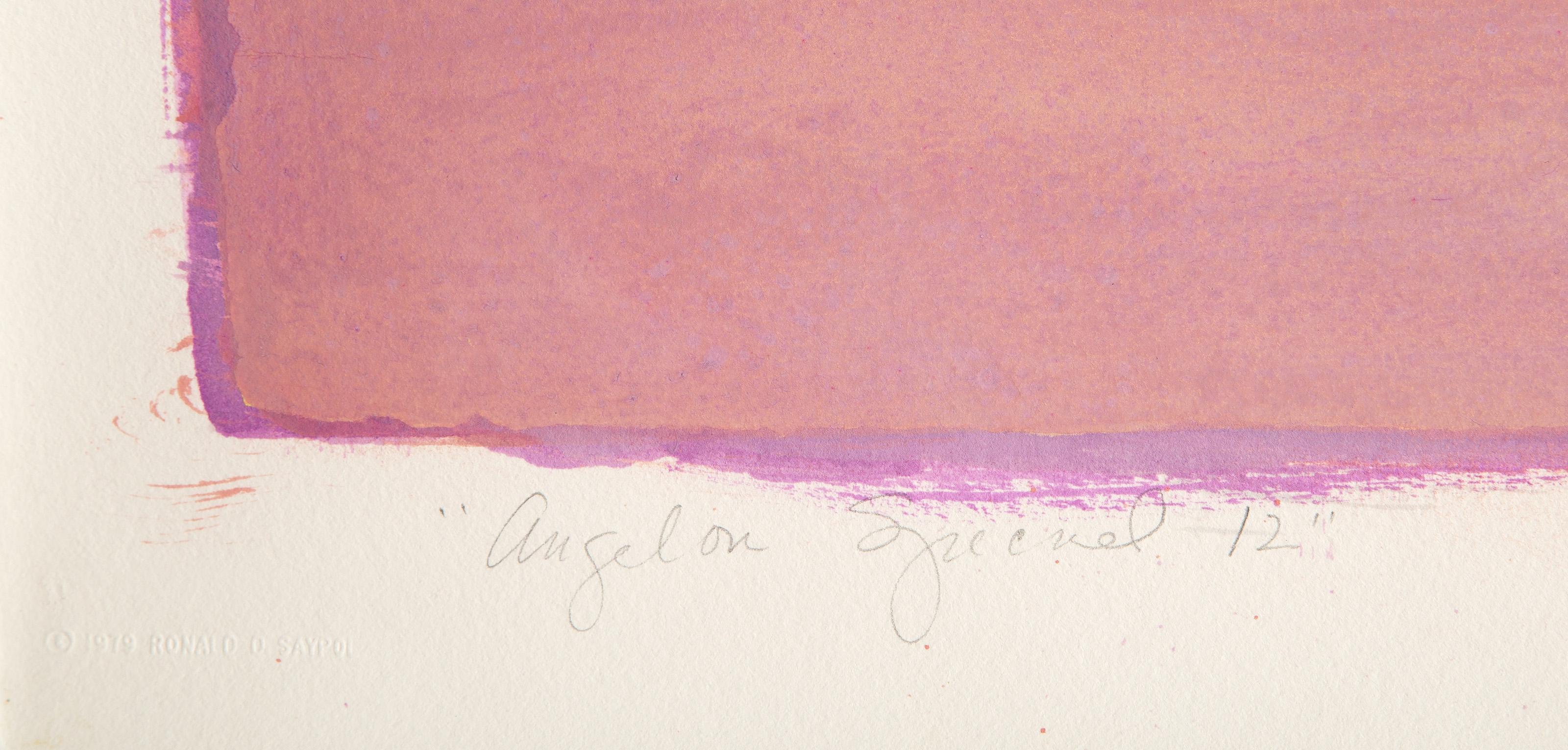 Angelon Special 12, serigrafia astratta con pittura acrilica di Darryl Hughto in vendita 3