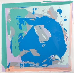 Blue Heron, Abstract Print by Darryl Hughto