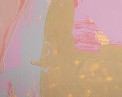 Devil Chicken II, Abstract Screenprint w/ Acrylic Paint by Darryl Hughto