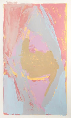 Pollo diabólico II, Serigrafía abstracta con pintura acrílica de Darryl Hughto