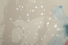 Good Earth Grey XV, Abstract Screenprint w/ Acrylic Paint by Darryl Hughto