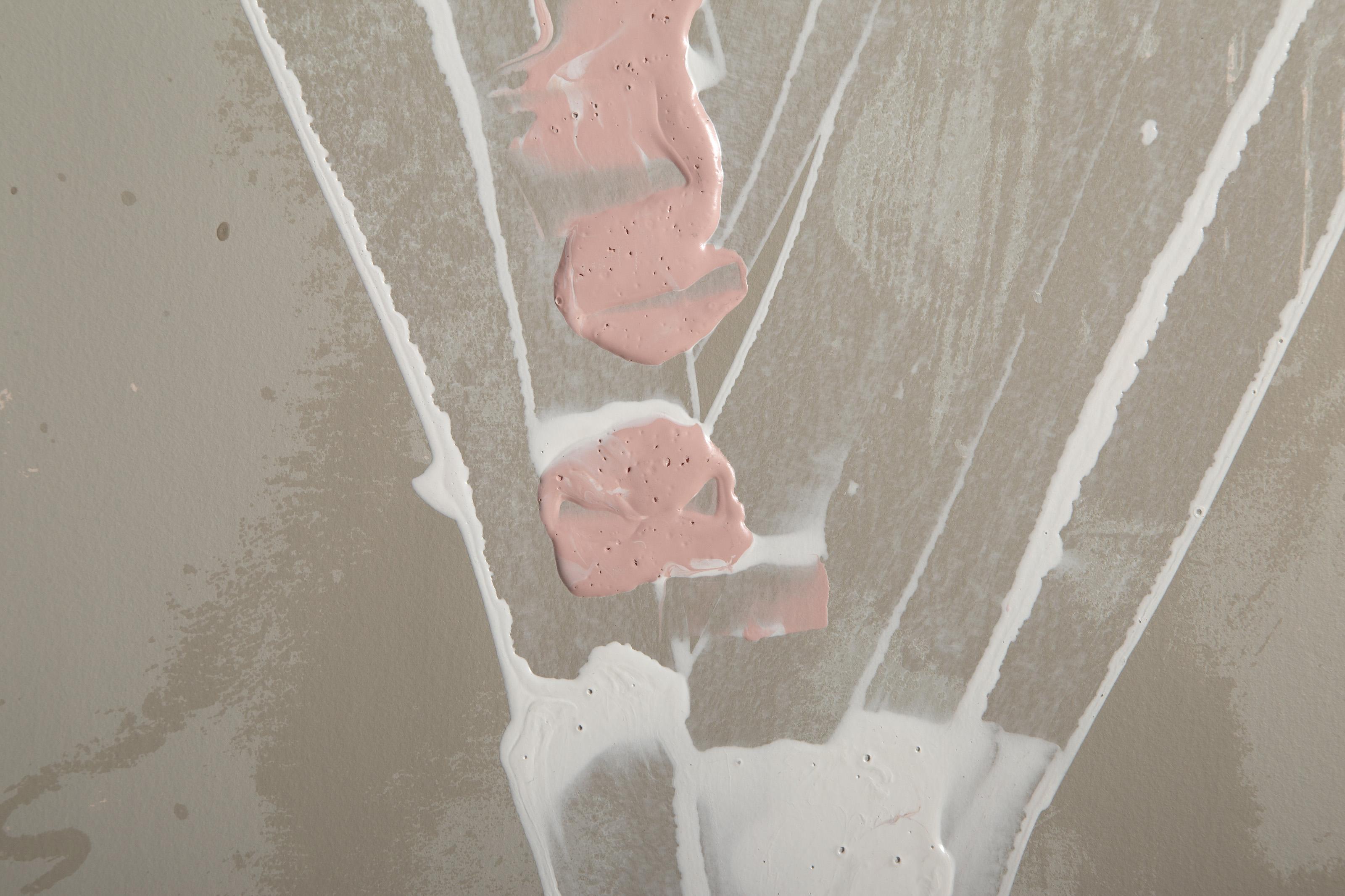 Good Earth Pink III, Hand-Colored Abstract Screenprint by Darryl Hughto For Sale 1