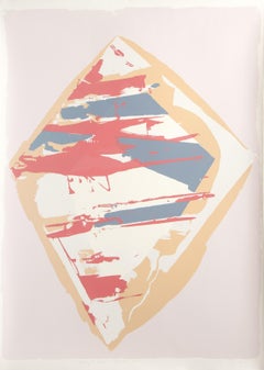 Johnny B. Gord, Abstract Expressionist Screenprint by Darryl Hughto