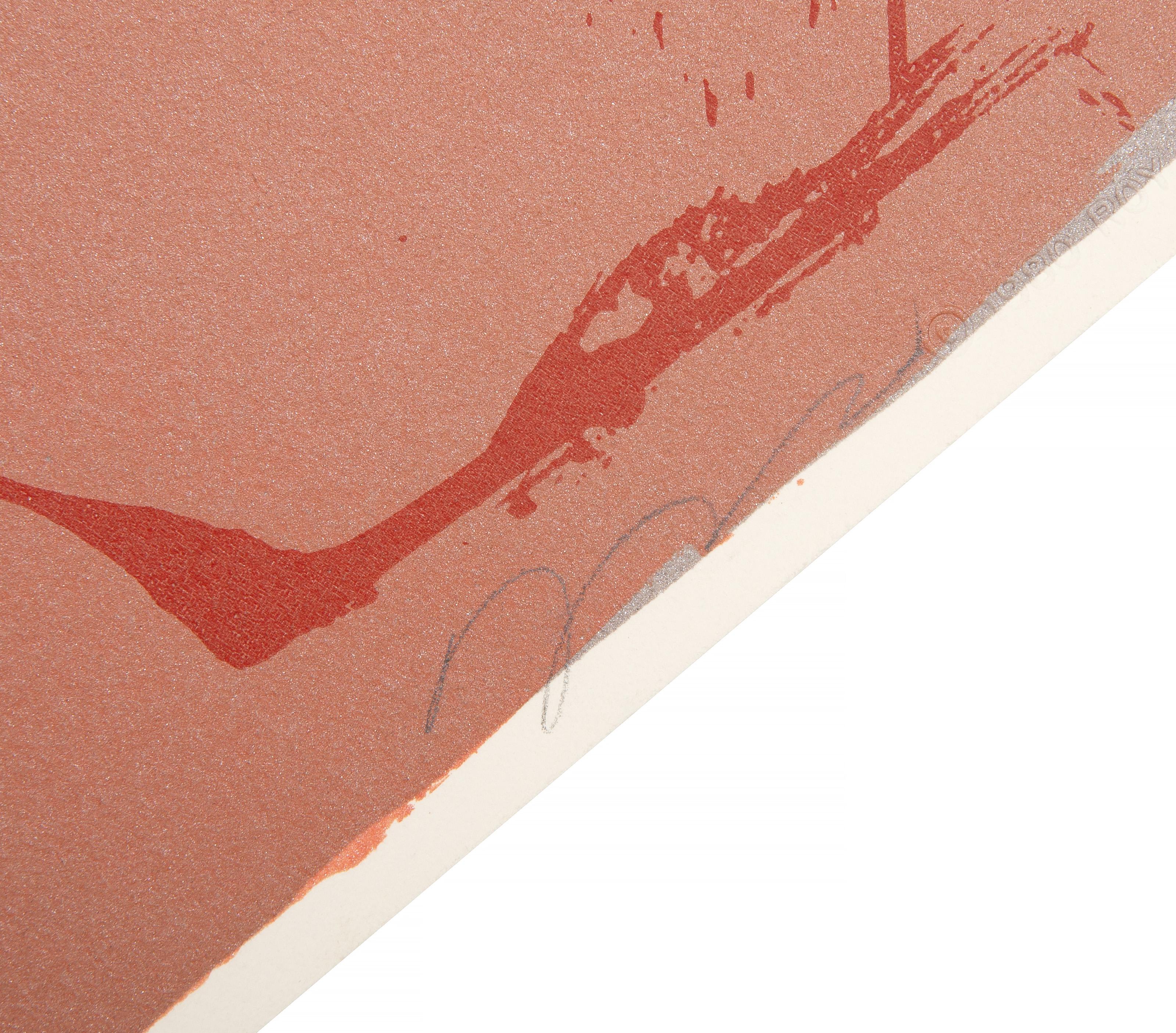 Lust, Abstract Expressionist Screenprint by Darryl Hughto For Sale 1