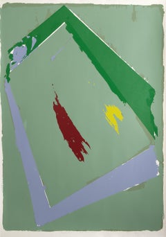 Maggie's Farm, Abstract Expressionist Screenprint by Darryl Hughto