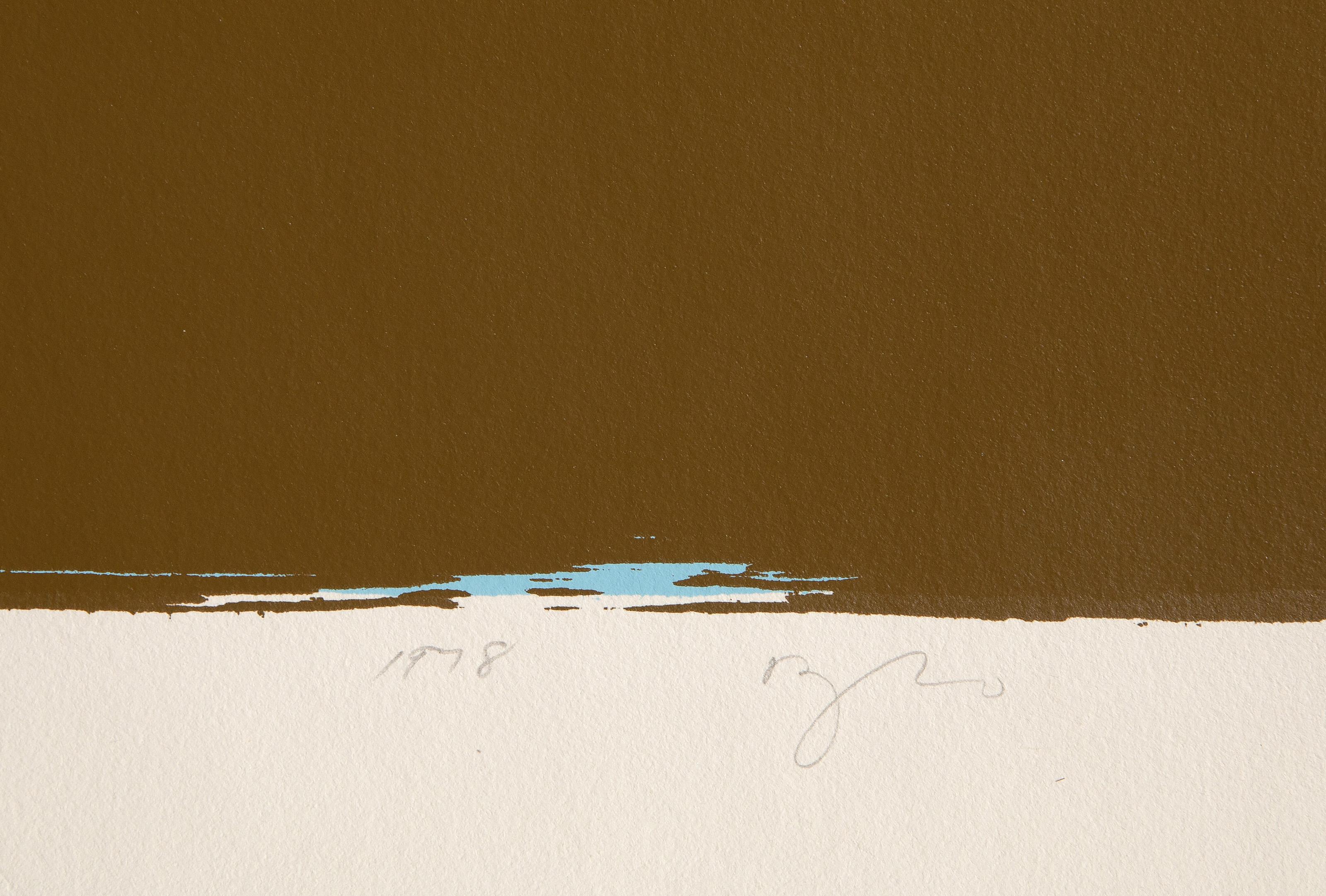 Number Four, Abstract Expressionist Screenprint by Darryl Hughto For Sale 1