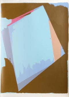 Number Four, Abstract Expressionist Screenprint by Darryl Hughto