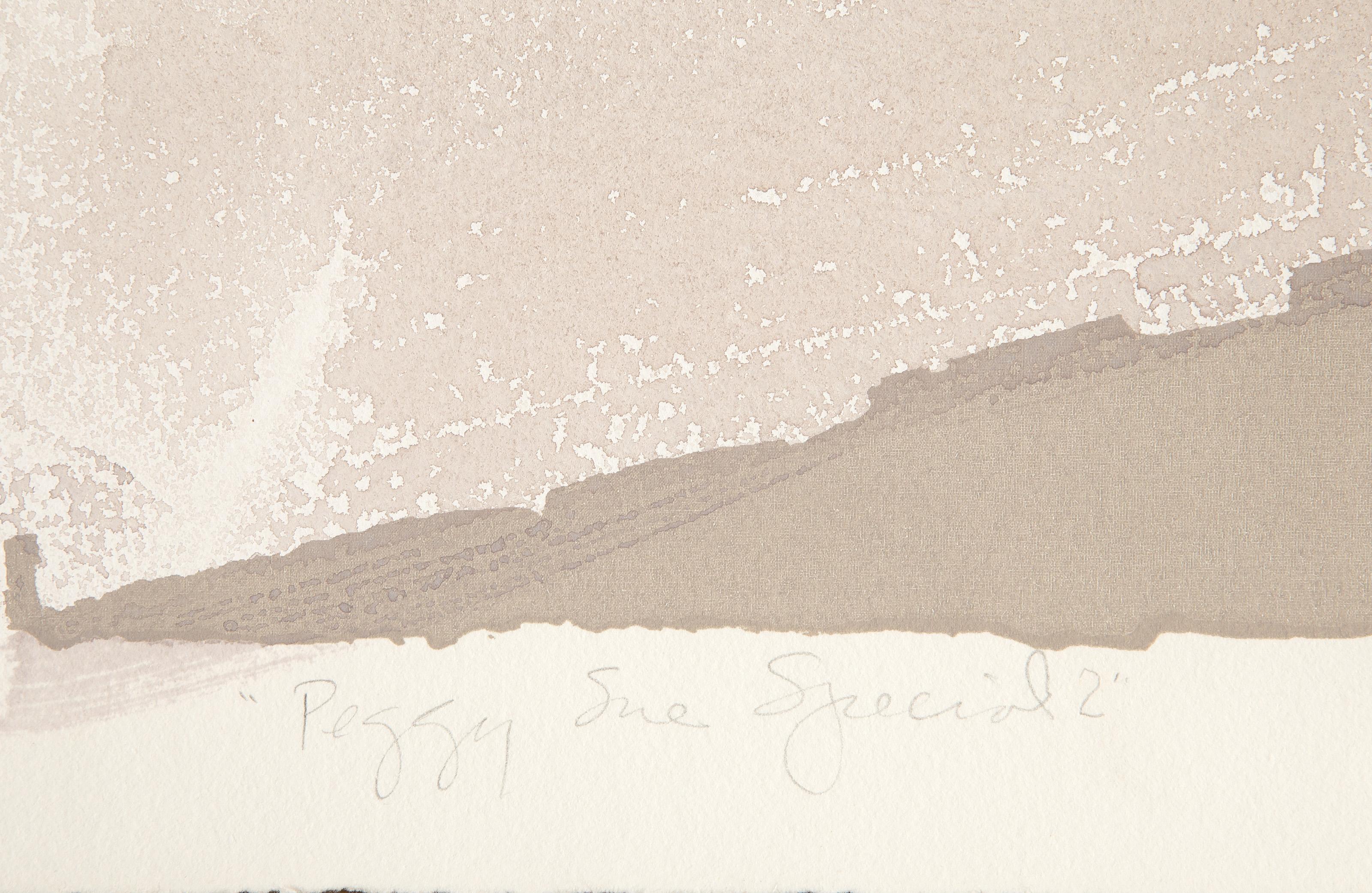 Peggy Sue Special 2, Abstract Expressionist Screenprint by Darryl Hughto For Sale 3