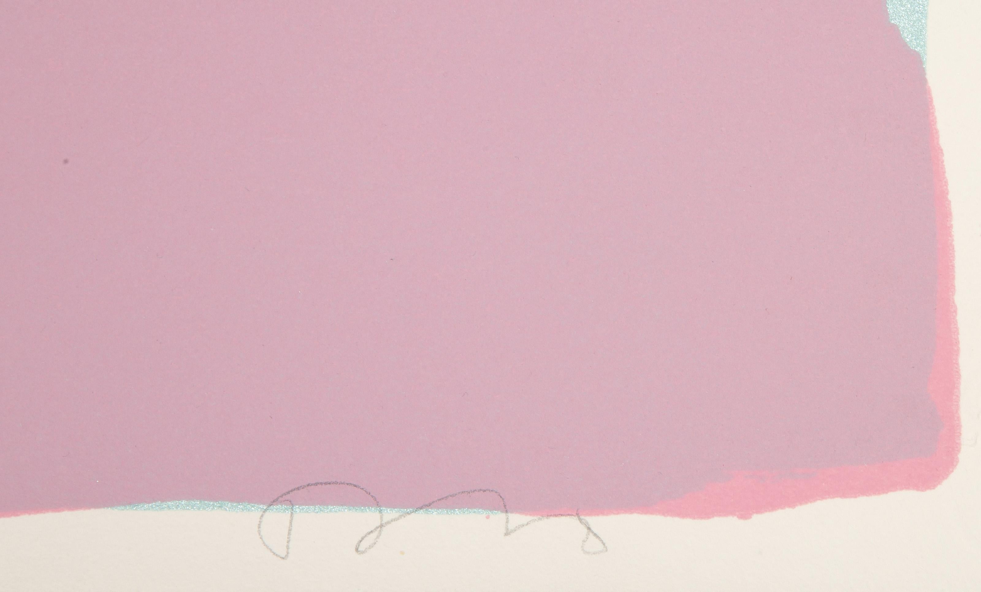 Snow Blow Special, Abstract Expressionist Screenprint by Darryl Hughto For Sale 1