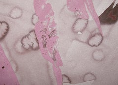 Time XI, Hand-Colored Abstract Screenprint by Darryl Hughto