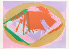 Warm Hearth, Abstract Silkscreen by Darryl Hughto 