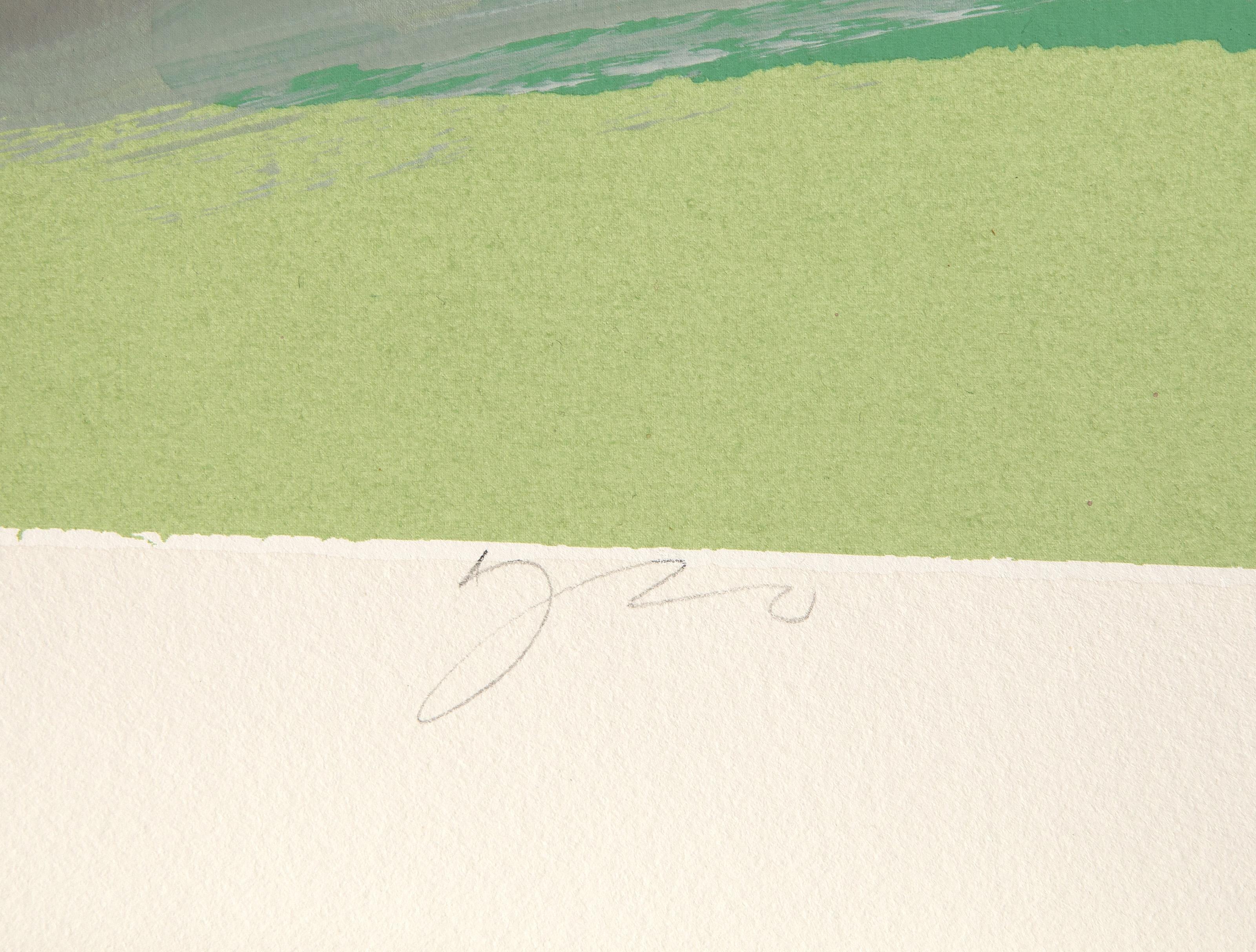 Wind Cries Mary Special 12, Abstract Screenprint w/ Acrylic by Darryl Hughto For Sale 2