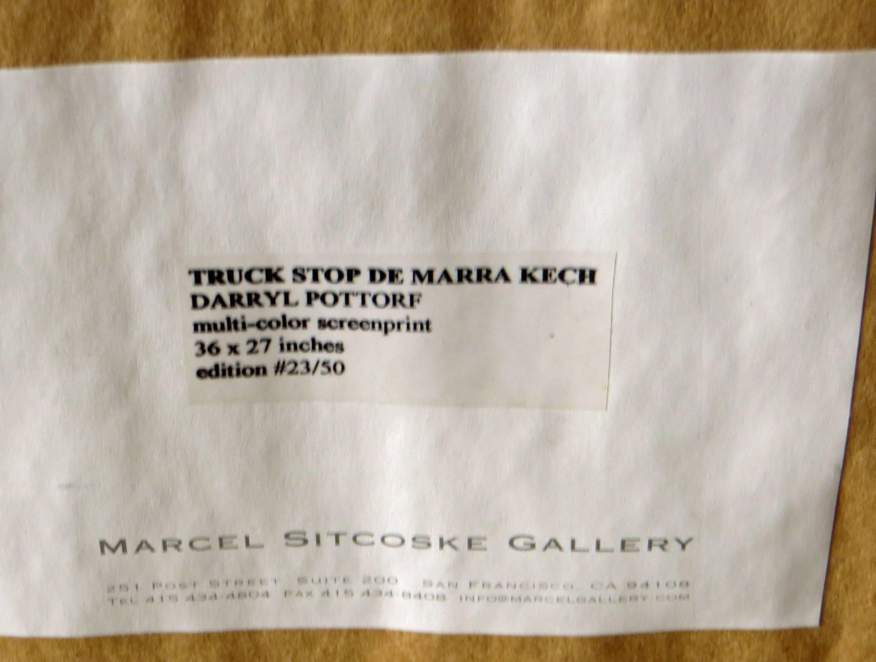 Darryl Pottorf  Außergewöhnlicher Druck - Truck Stop de Marra Kech  im Angebot 2