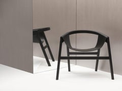 Dartagnan Black Oak Armchair by Haymann Editions