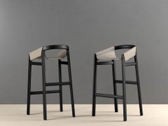 Dartagnan Tinto Ebano Ash Bar Stool by Haymann Editions