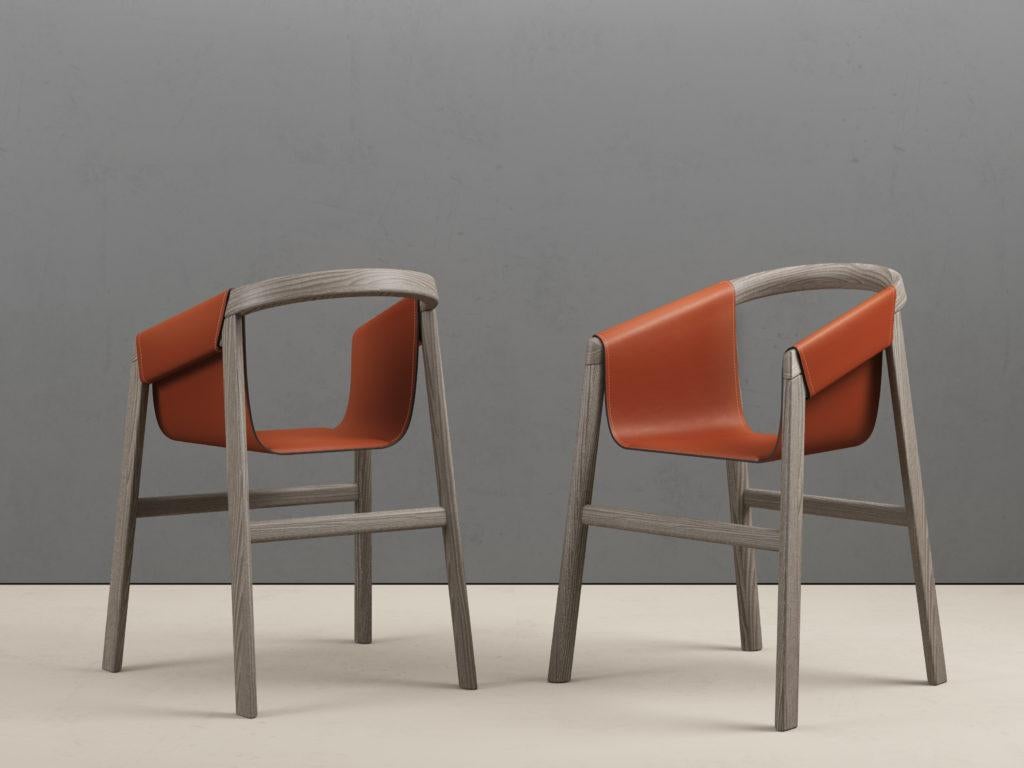 Silla Dartagnan Tinto Grigio 1 Fresno by Haymann Editions Francés en venta