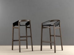 Dartagnan Tinto Grigio 3 Ash Bar Stool by Haymann Editions