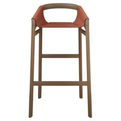 Dartagnan Tinto Noce Ash Bar Stool by Haymann Editions