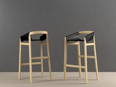 Dartagnan Tinto Rovere Ash Bar Stool by Haymann Editions