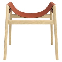 Tabouret en frêne Dartagnan Tinto Rovere par Haymann Editions