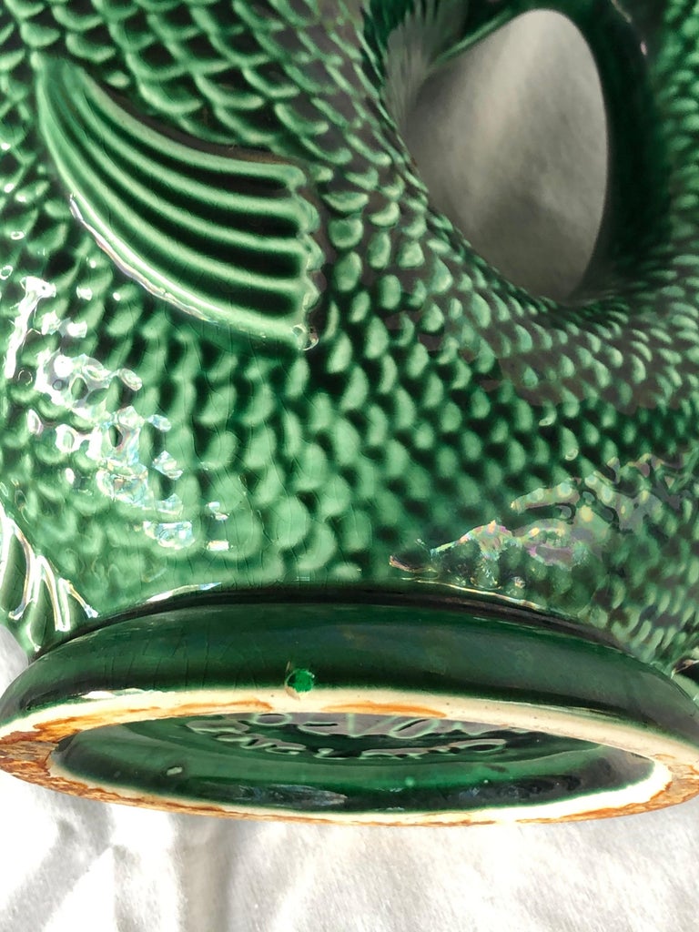 Dartmouth Majolica Gurgling Fish Pitcher at 1stDibs