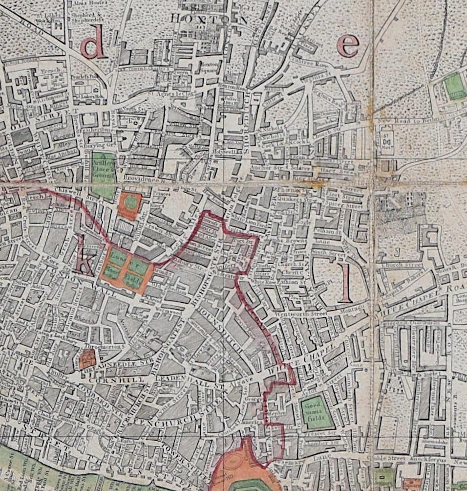 1800 'Map of London, Southwark, and parts adjacent' by Darton and Harvey For Sale 1