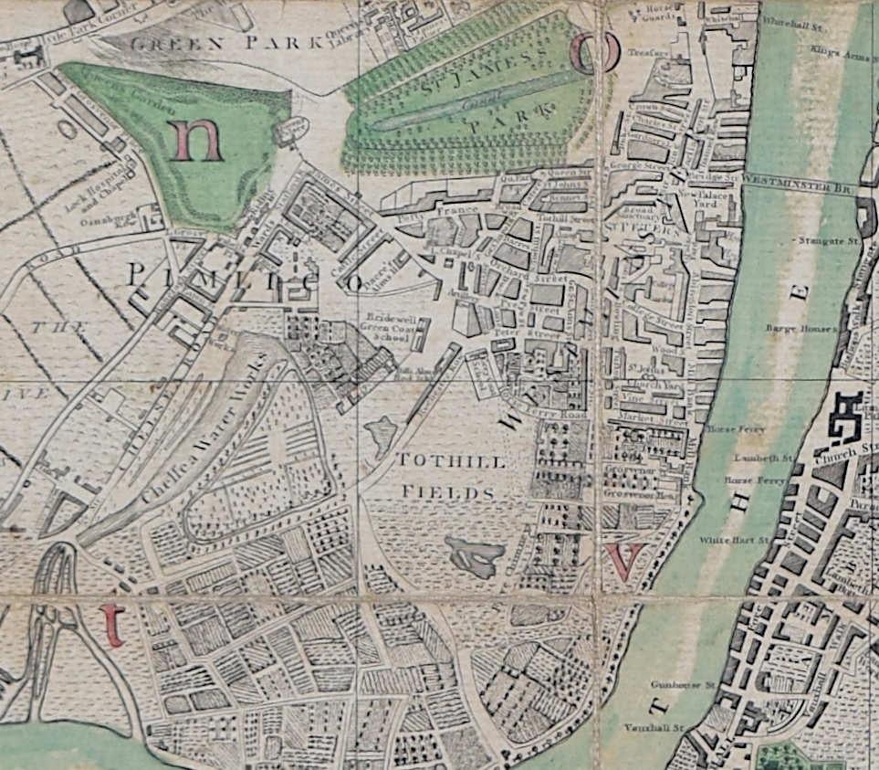 1800 'Map of London, Southwark, and parts adjacent' by Darton and Harvey For Sale 2