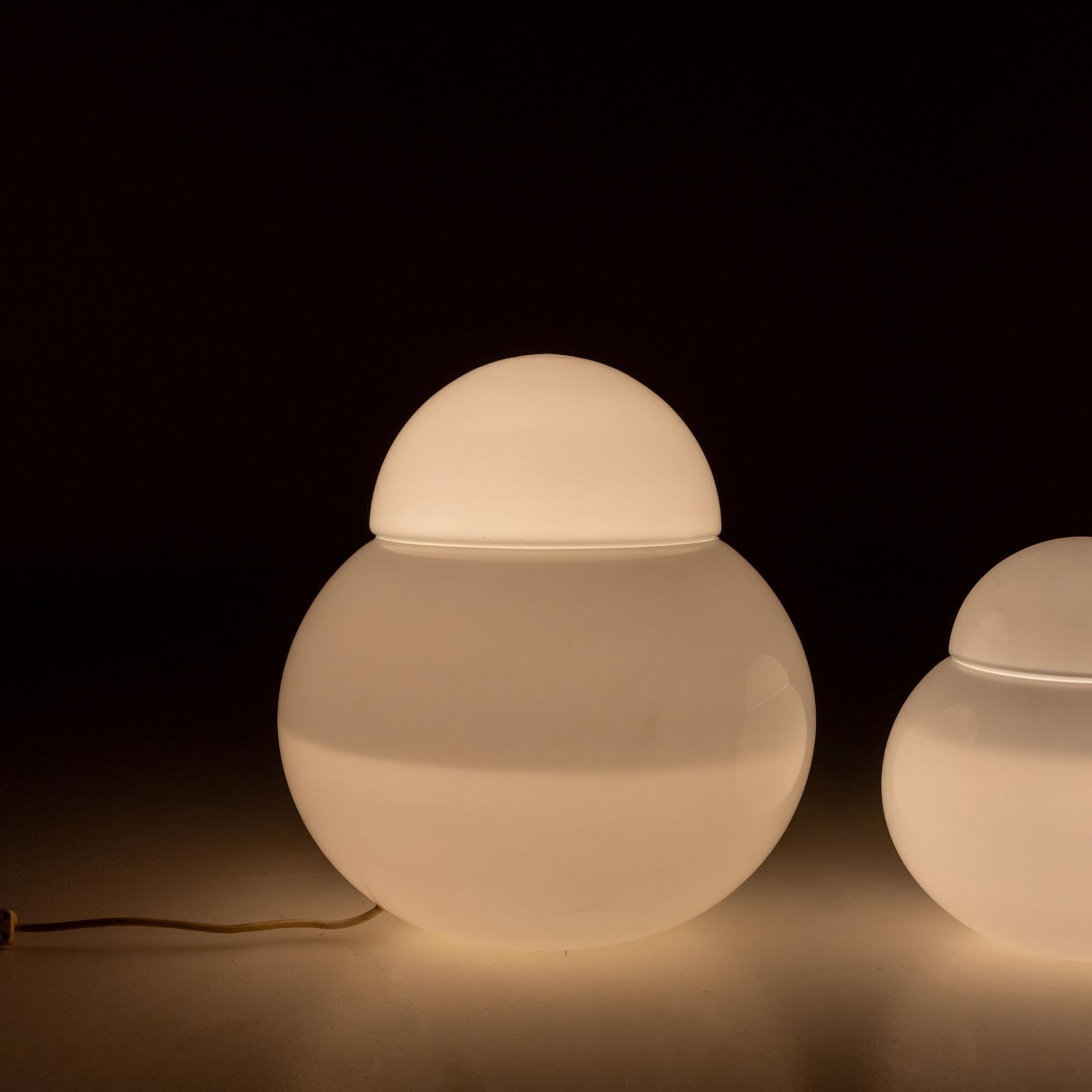 ‘Daruma’ Table Lamps by Sergio Asti for Fontana Arte, Italy 1960s In Good Condition For Sale In New York, NY
