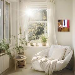 Classic Man - Brown and Beige Contemporary Male Fashion Art