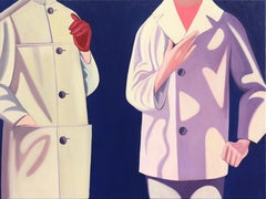 Ladies in Waiting - Moda figurativa astratta contemporanea originale Moody