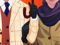 Rainy Days Series - Original Colorful Contemporary Figurative Fashion Artwork