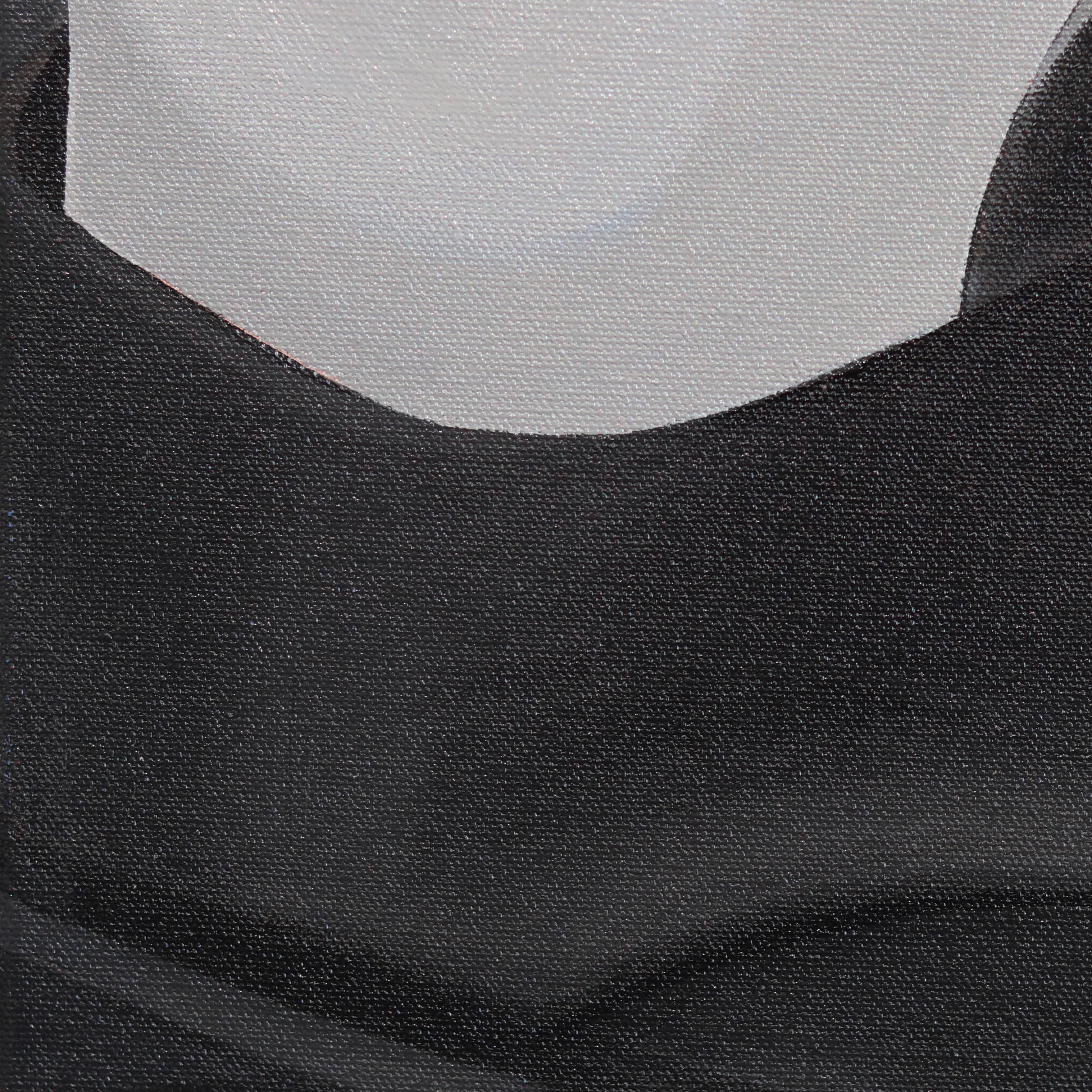 The White Socks - Pop Art Minimalist Monochrome Original Artwork on Canvas For Sale 6