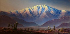 "San Jacinto Peak" Large oil painting on canvas.