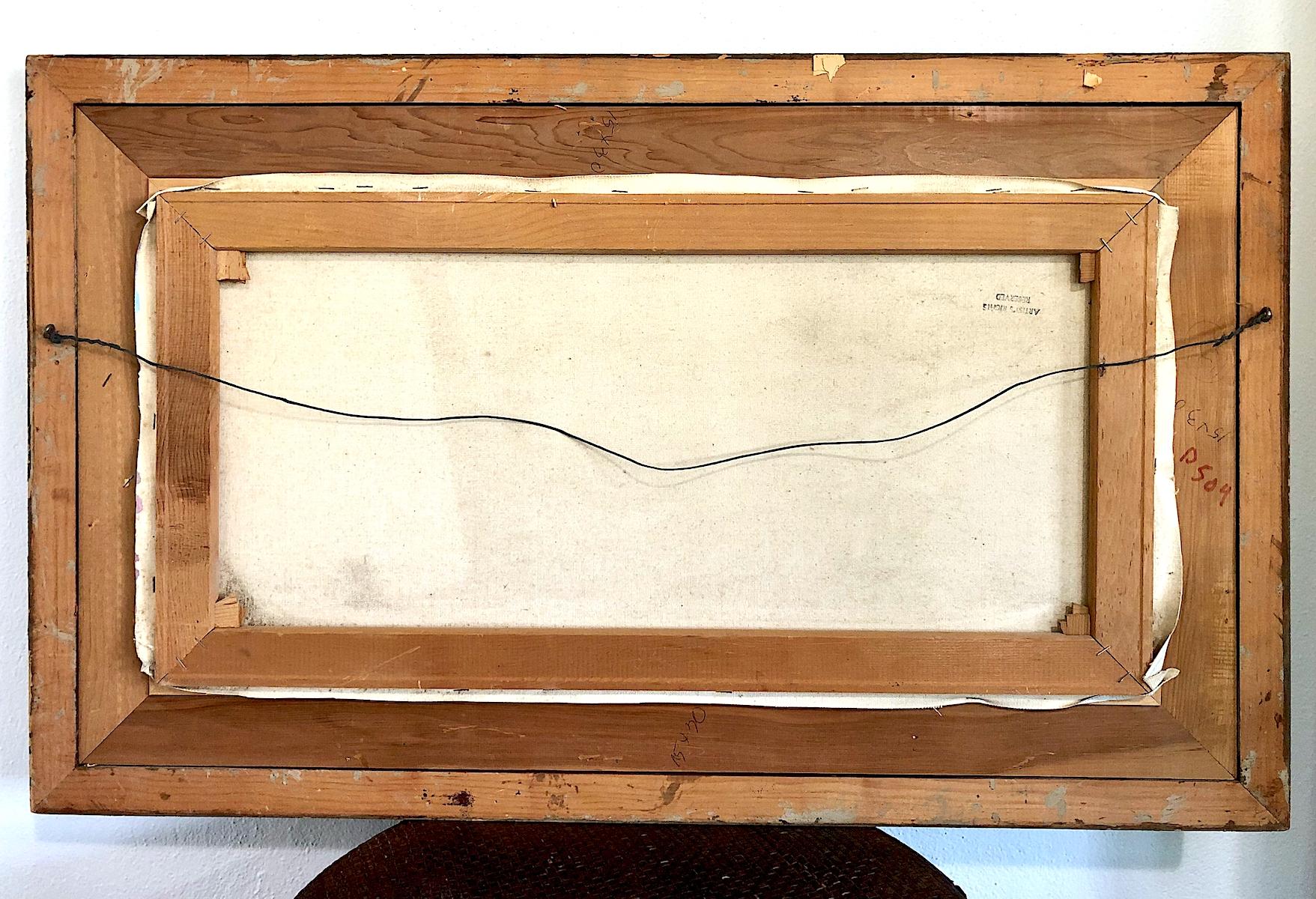 Si vous avez vécu dans le Sud-Ouest américain, vous reconnaîtrez les couleurs distinctives et la lumière du jour éclatante représentées dans cette œuvre du peintre paysagiste de l'Ouest Darwin Y. Taylor. L'artiste était connu pour avoir créé des